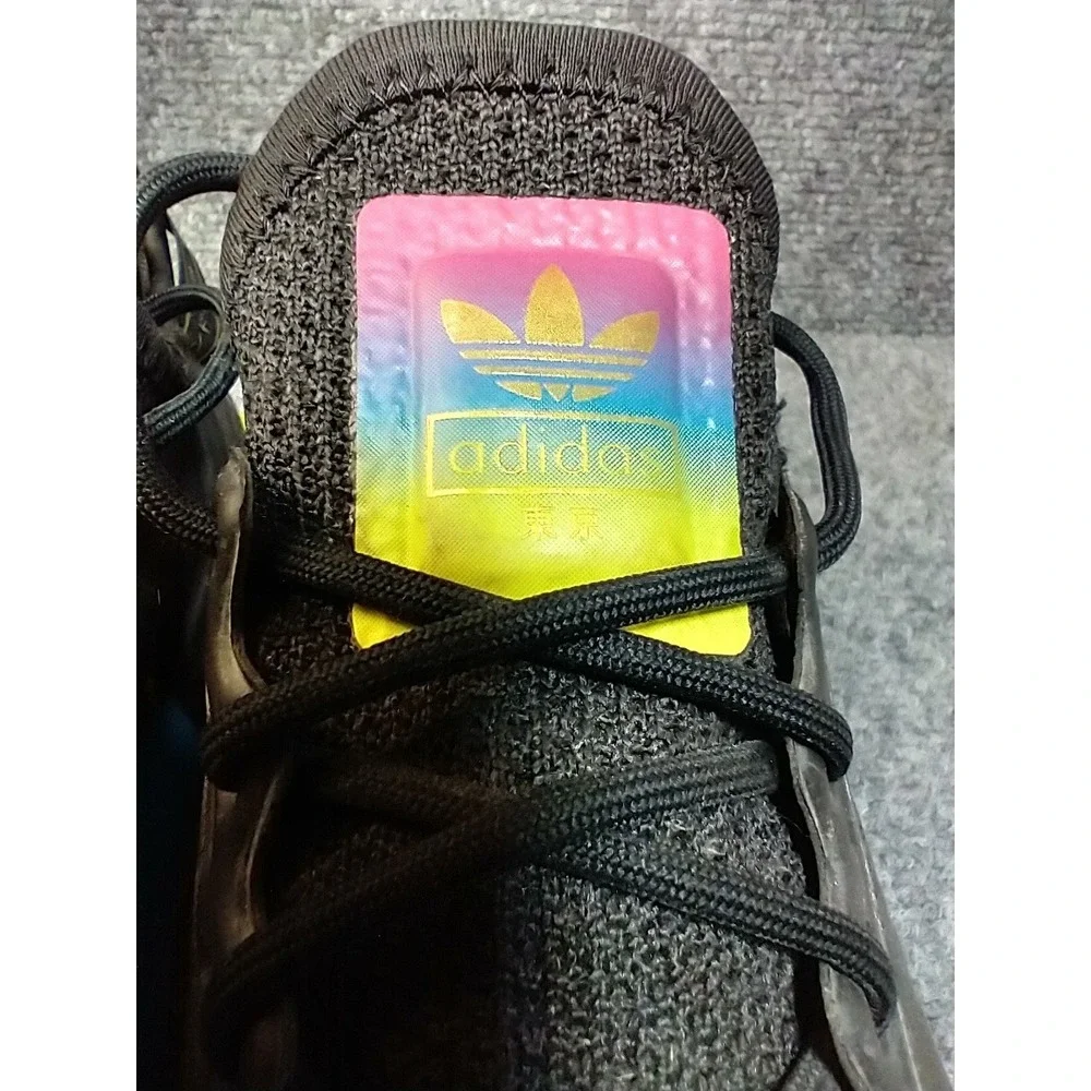 Adidas NMD R1 V2 Tokyo Nights Black Sneakers Adult Men's Size 7‎ Multi EUC
